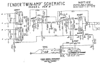 Fender Twin-5E8A - Schematic 